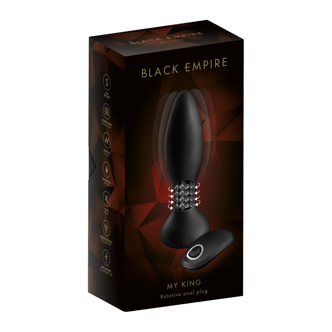 Plug anal rotatif Black Empire – My King