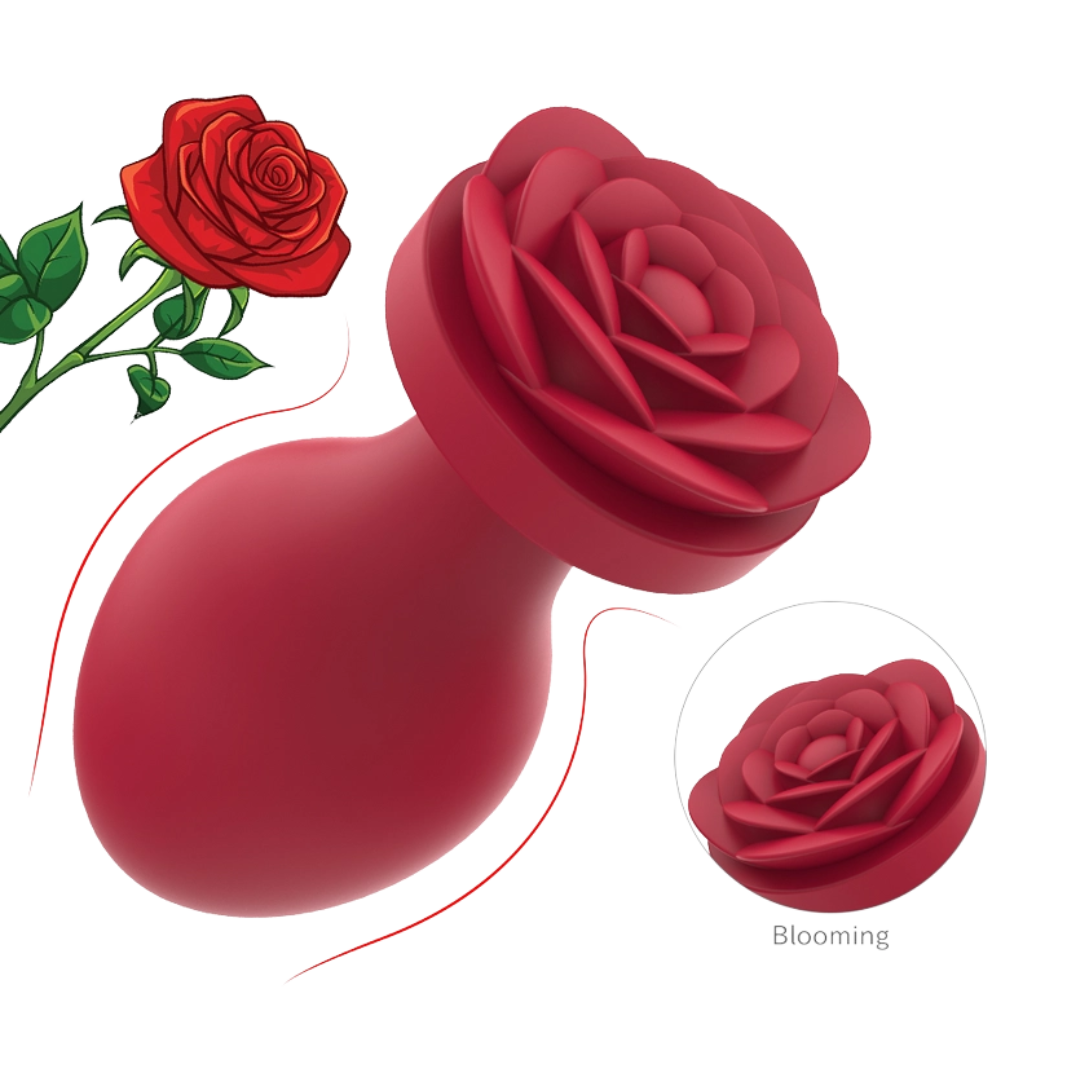 Ensemble 3 Bouchons Anaux – Design Rose