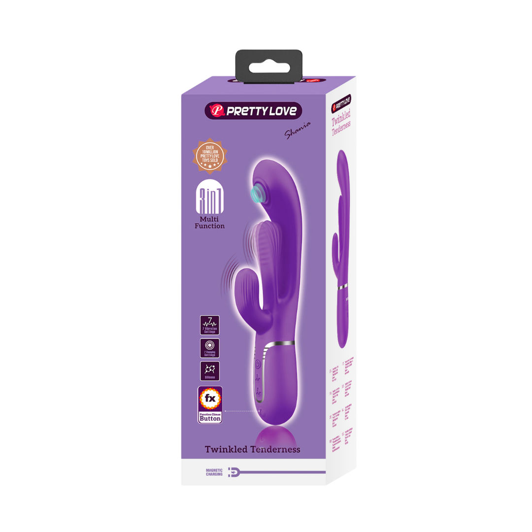 đ Shania â Vibromasseur Rabbit 3-en-1