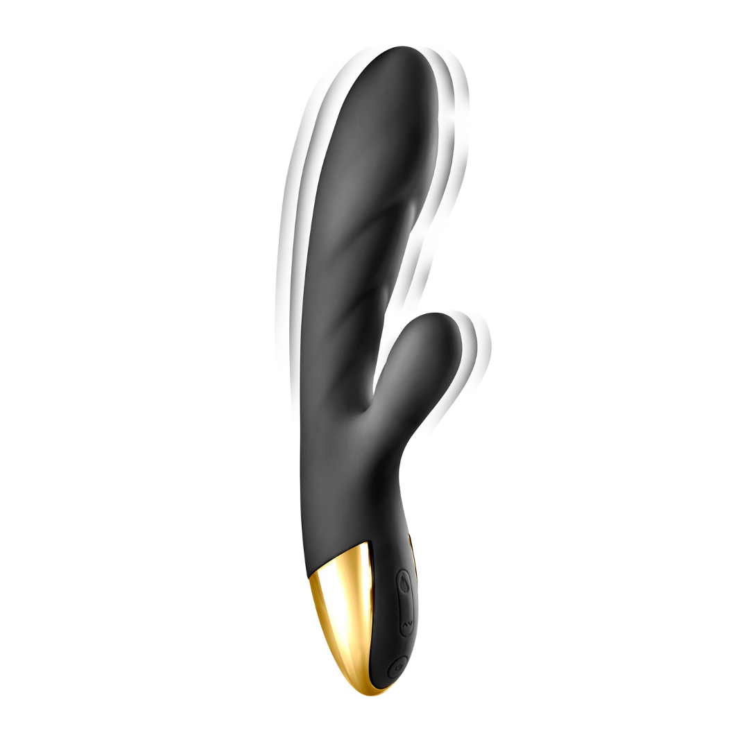 👑 My Queen 2 – Vibromasseur rabbit chauffant Black Empire