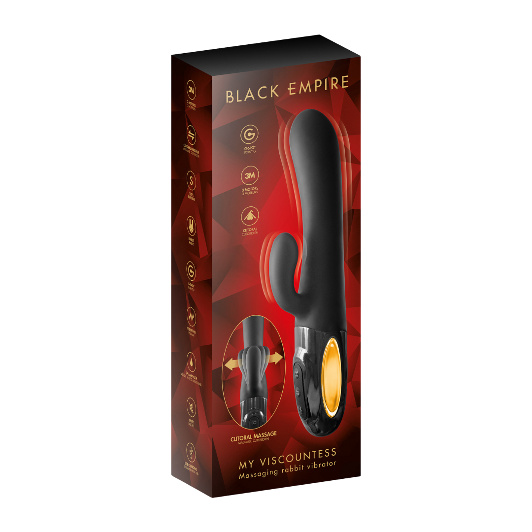 👑 Vibromasseur Rabbit My Viscountess – Black Empire