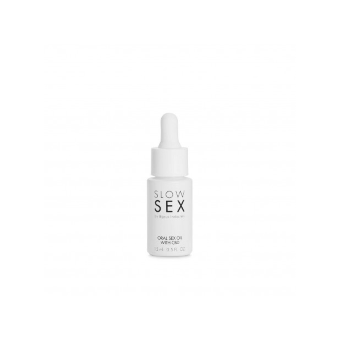 💋 Huile pour Sexe Oral au CBD – Slow Sex – 15 ml