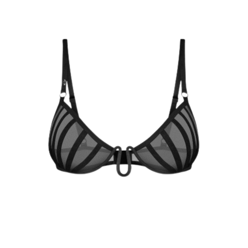 Aurorium – Demi-soutien-gorge Noir
