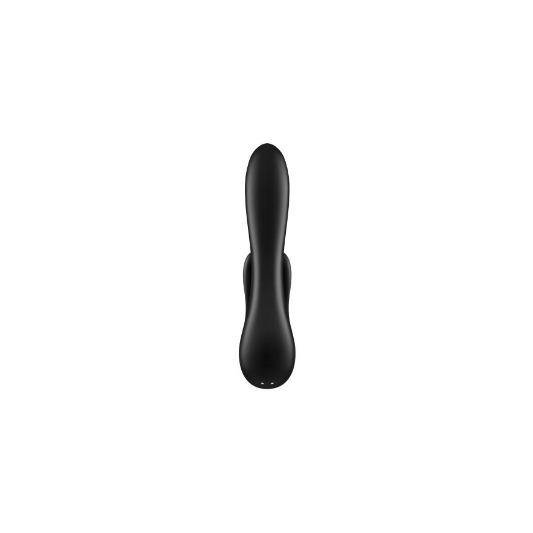 Satisfyer Double Flex Connect Noir – Vibromasseur Rabbit Intelligent