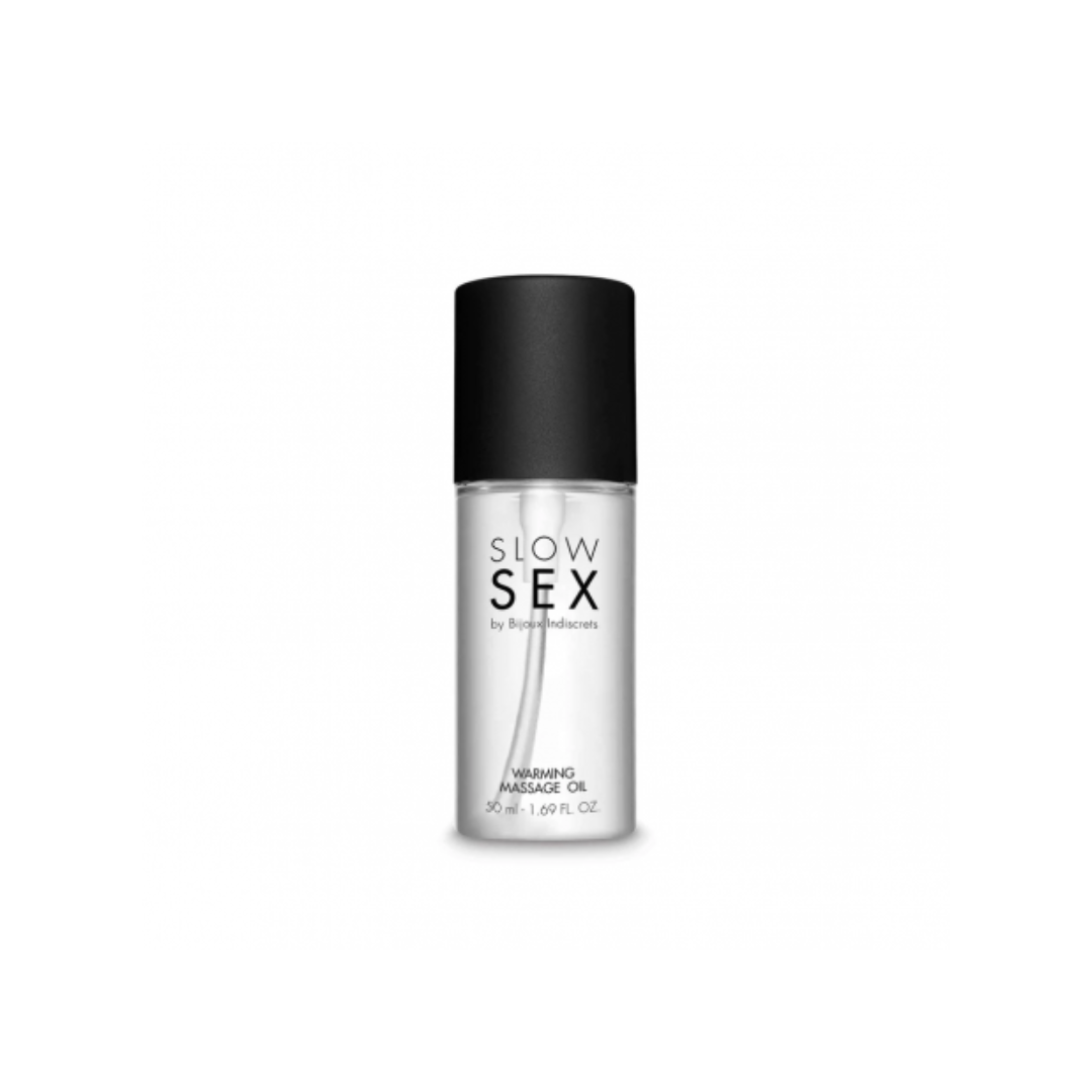 🔥 Huile de Massage Chauffante – Slow Sex – 50 ml