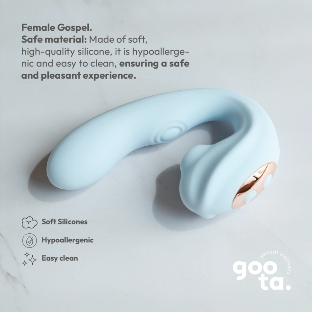 Cristal – Vibromasseur 3 en 1 Clitoris & Point G