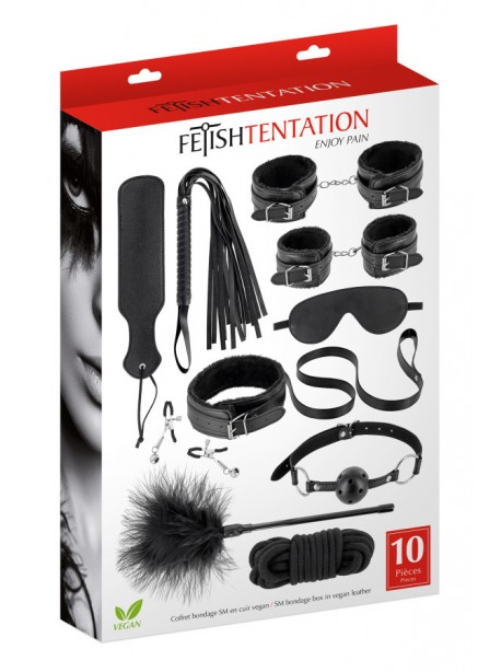 Coffret Bondage SM 10 pièces – Fetish Tentation