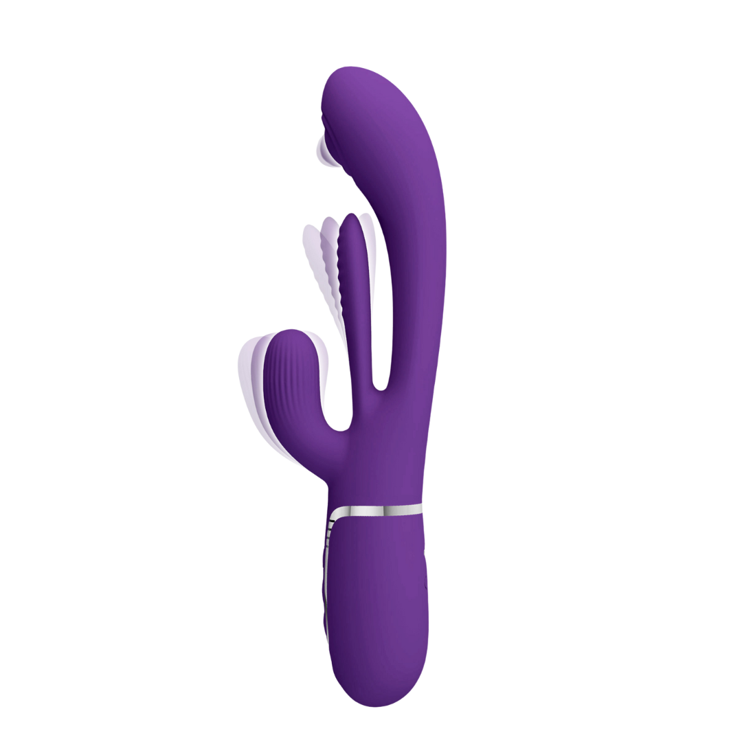 💜 Shania – Vibromasseur Rabbit 3-en-1