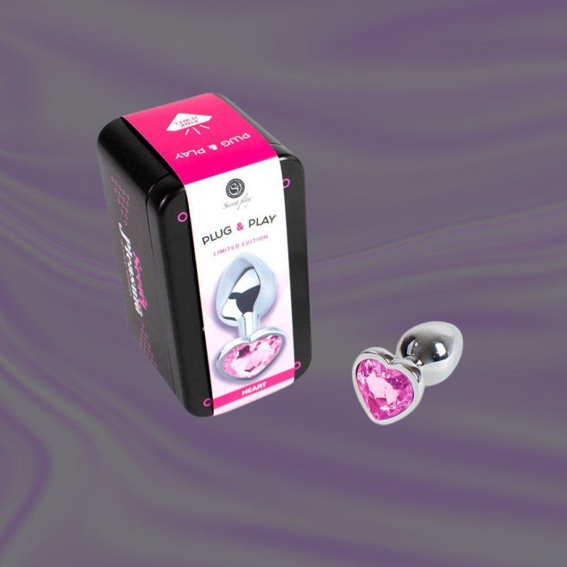Plug anal secret play - Coeur crystal