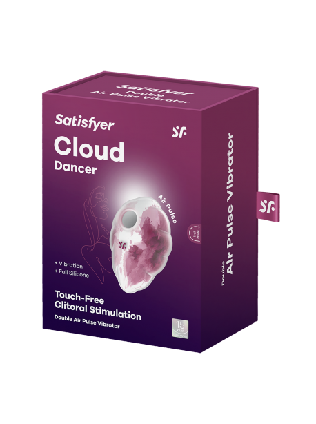 Satisfyer Cloud Dancer – Vibromasseur clitoridien à ondes de pression
