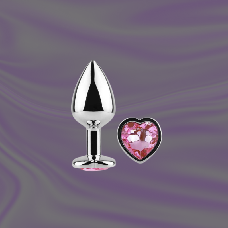 Plug anal secret play - Coeur crystal