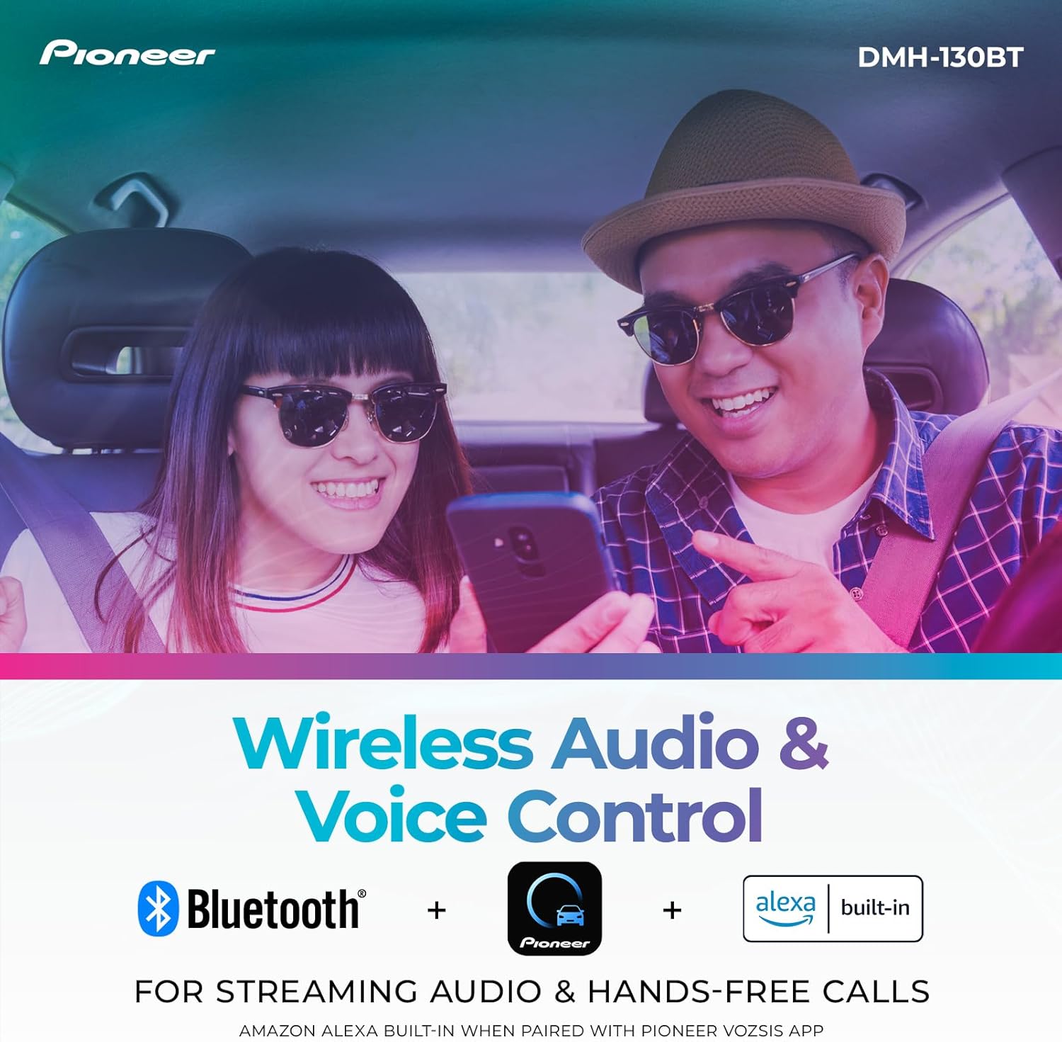 Pioneer DMH-130BT Car Stereo