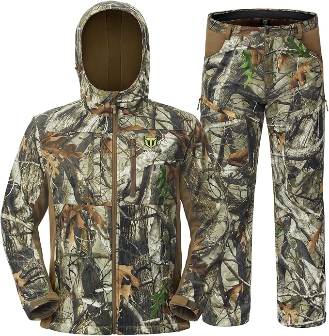 Camouflage Hunting Jacket and Pants Set
