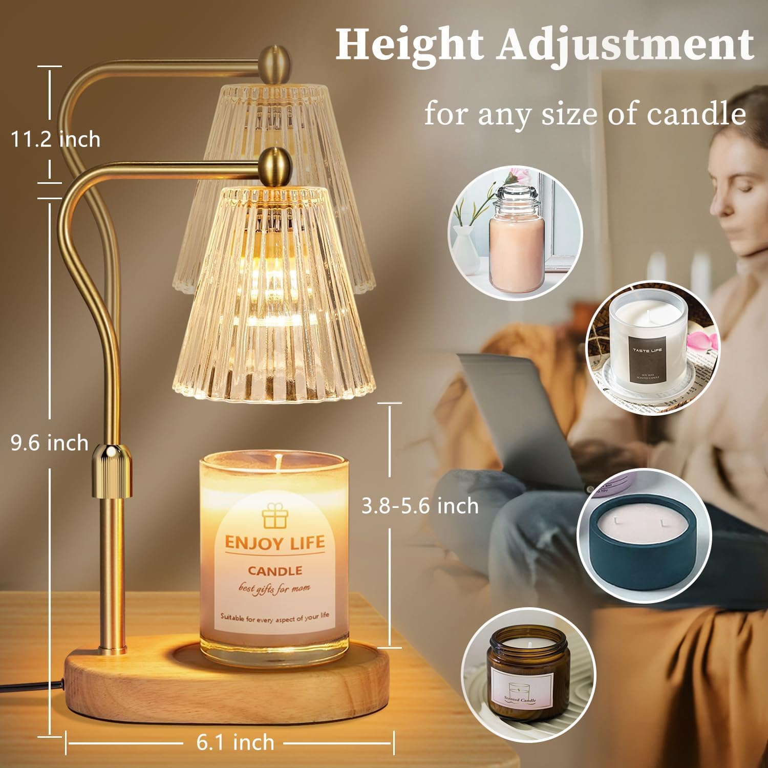 Aromatherapy Candle Warmer Lamp
