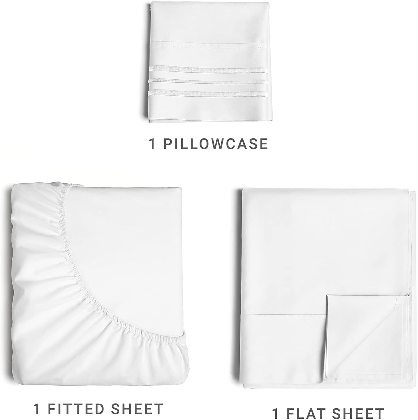 Twin XL Size 3 Piece Sheet Set Bed Sheets