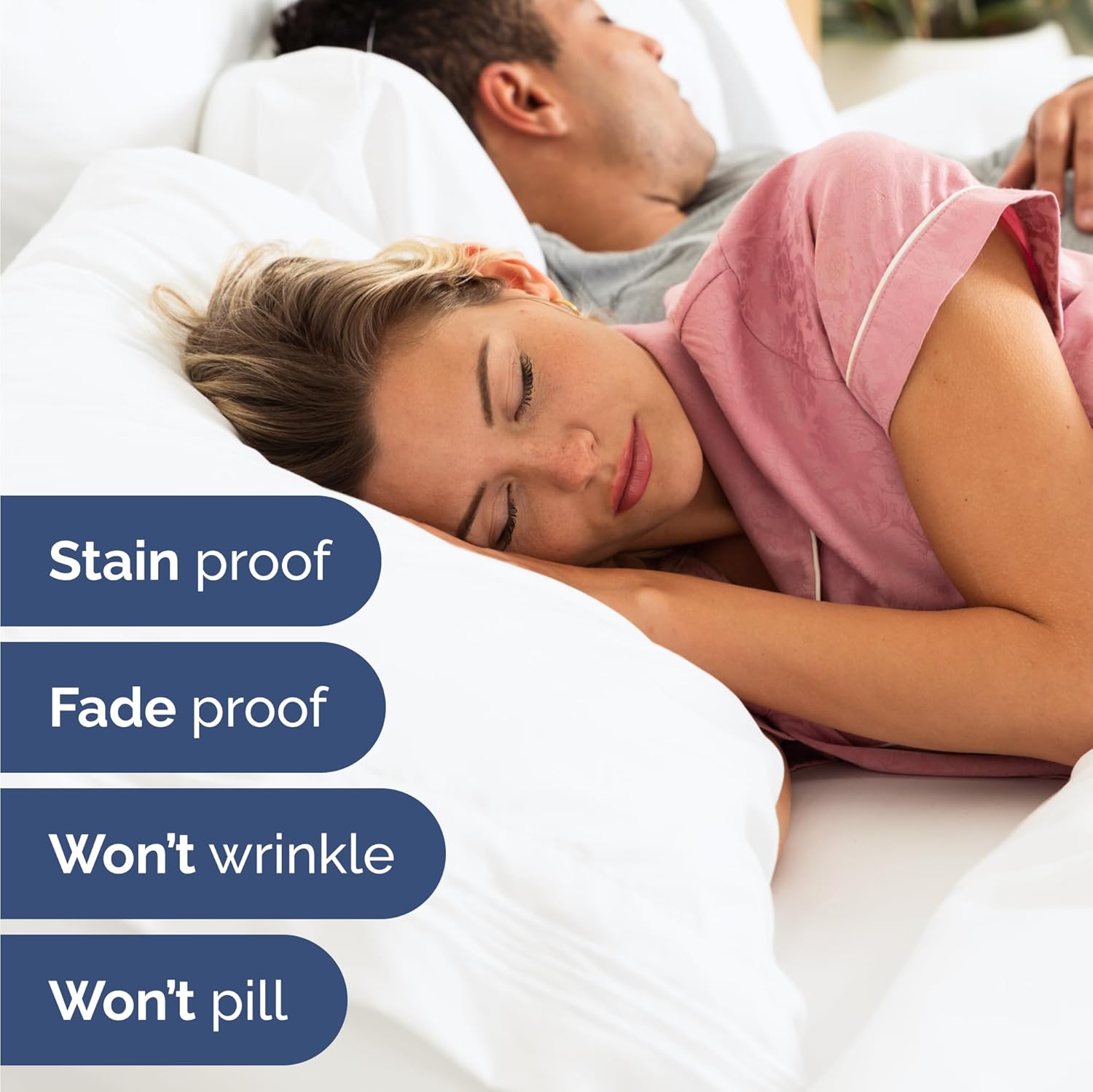 Split King Sheet Set Hotel Luxury Bedding - Soft Comfy Breathable Cooling Bed Sheets Set with Deep Pockets