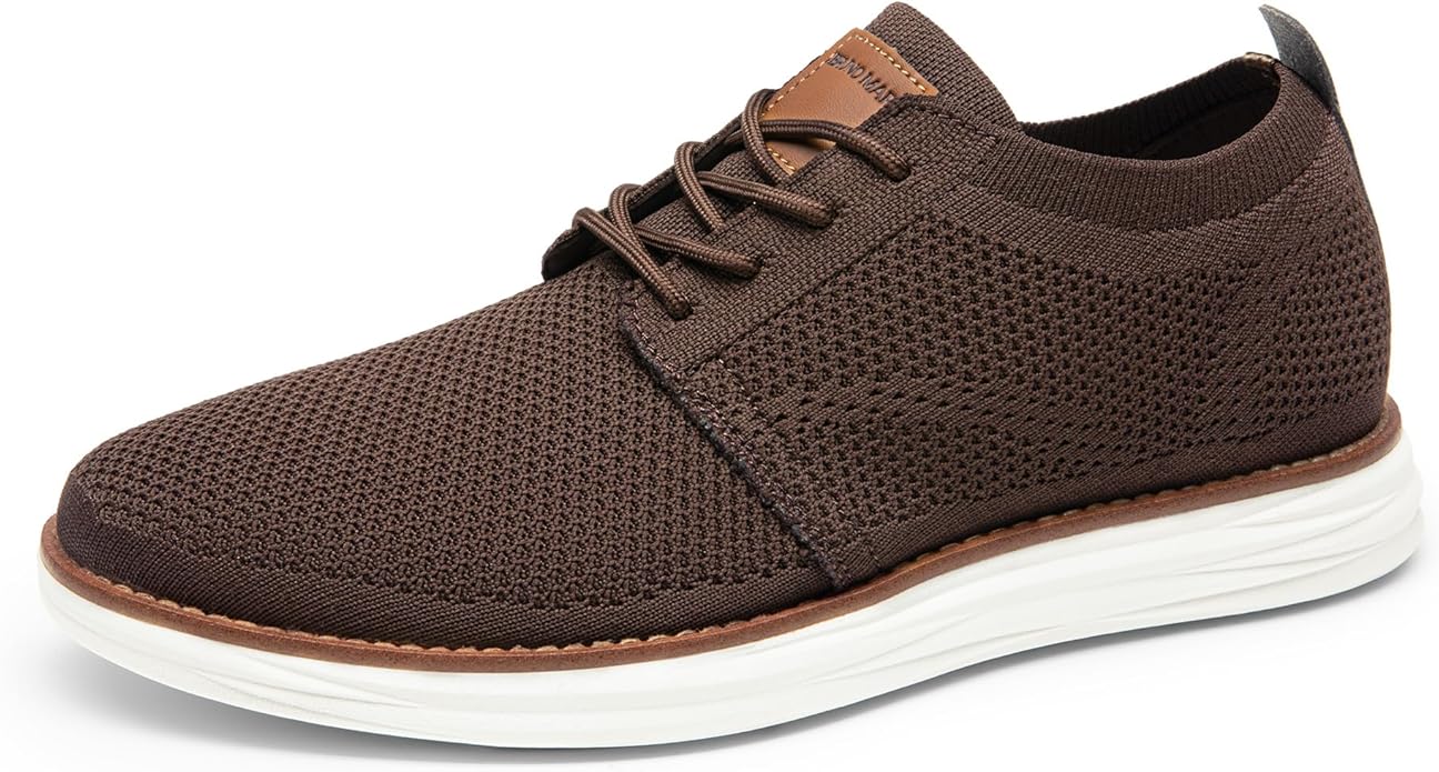 Bruno Marc Men's KnitFlex Breeze Sneakers Oxfords Walking Shoes