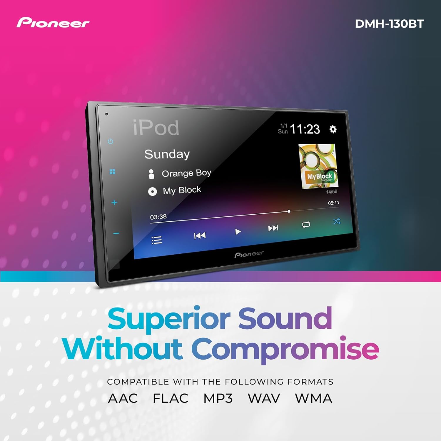 Pioneer DMH-130BT Car Stereo