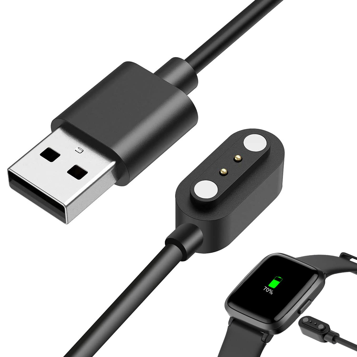 Smart Watch Charger Magnetic Compatible with YAMAY Willful Letsfit Letscom