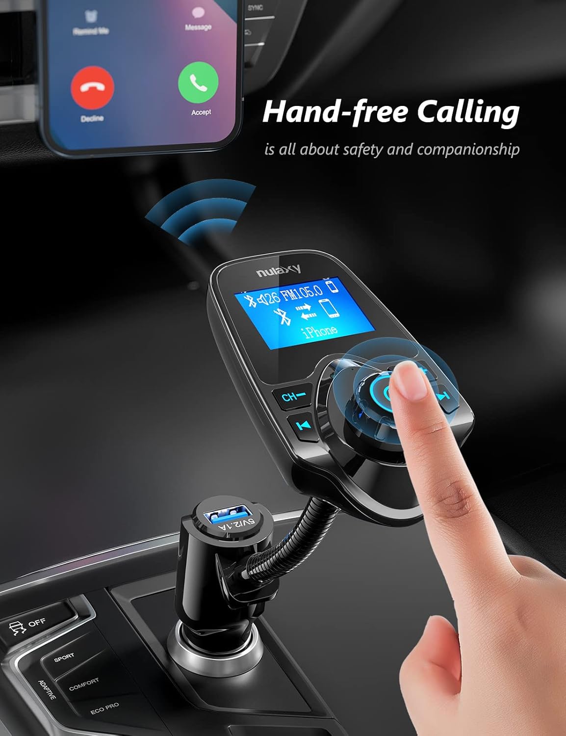 Bluetooth FM Transmitter for Car
