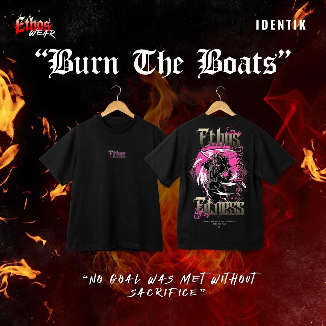 CAMISETA "BURN THE BOATS"