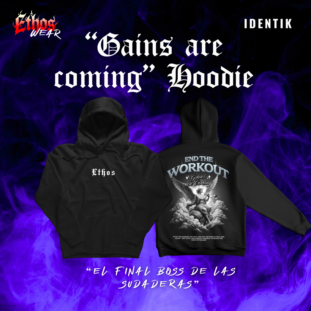 SUDADERA OVERSIZE "Gains are coming"