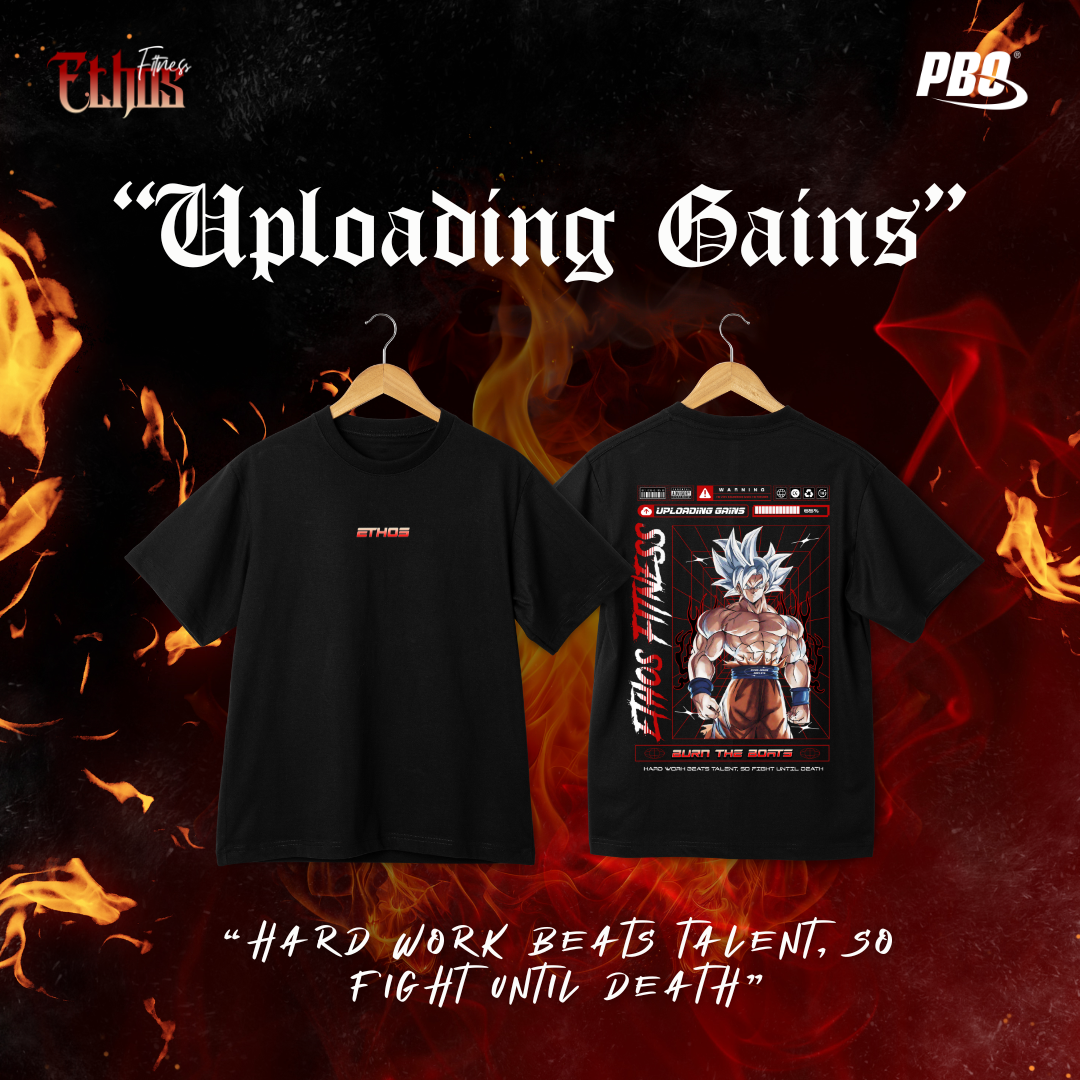 CAMISETA "UPLOADING GAINS"