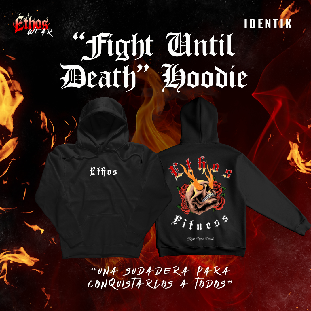 SUDADERA OVERSIZE "FIGHT UNTIL DEATH 3.0"