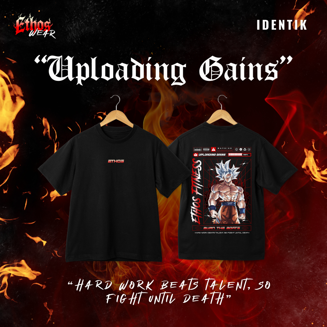 CAMISETA "UPLOADING GAINS"