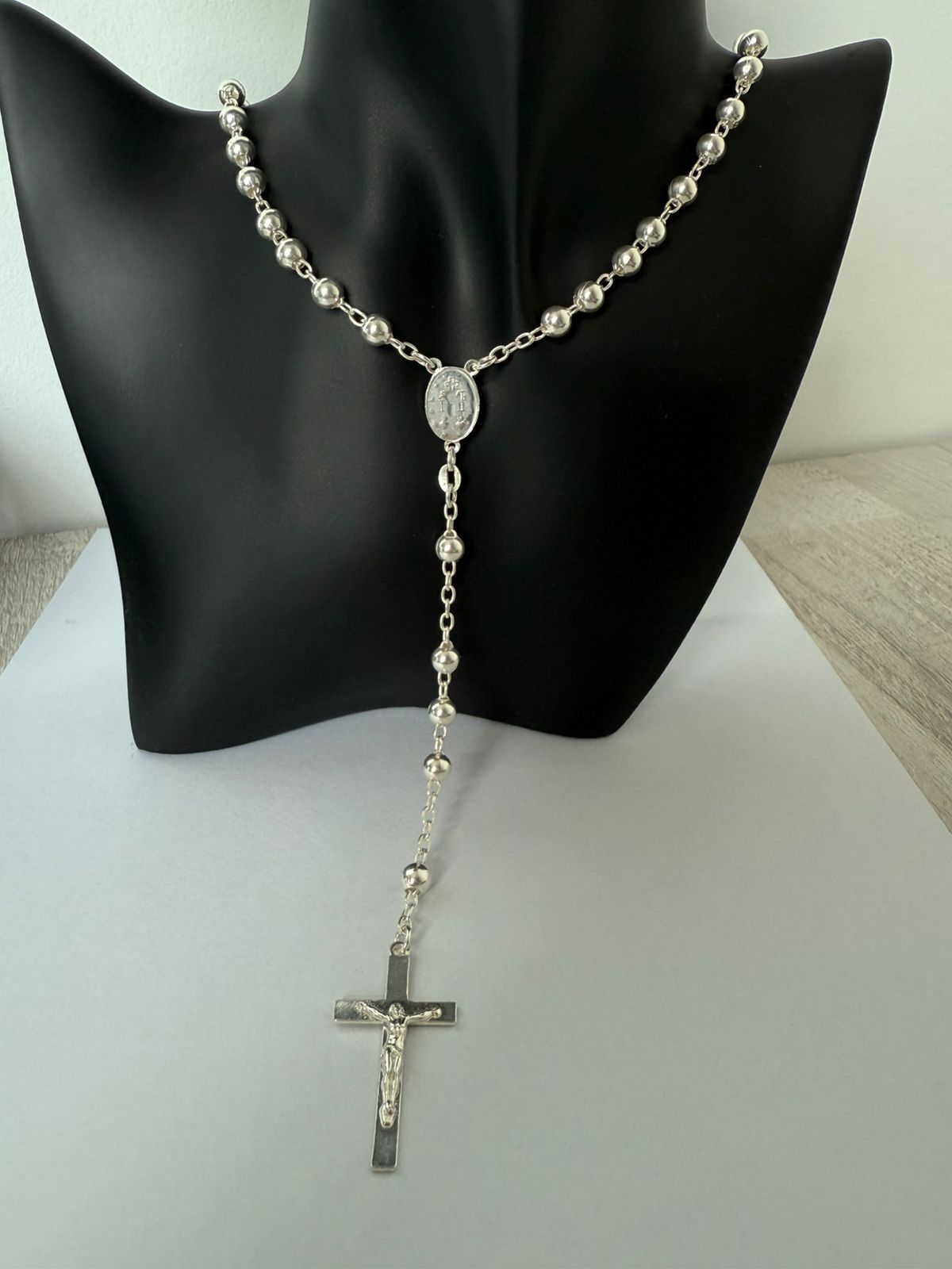 Rosario de plata 925