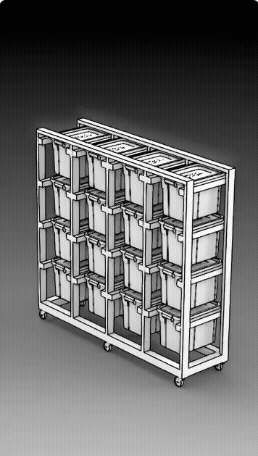 16 Bin Storage Organizer