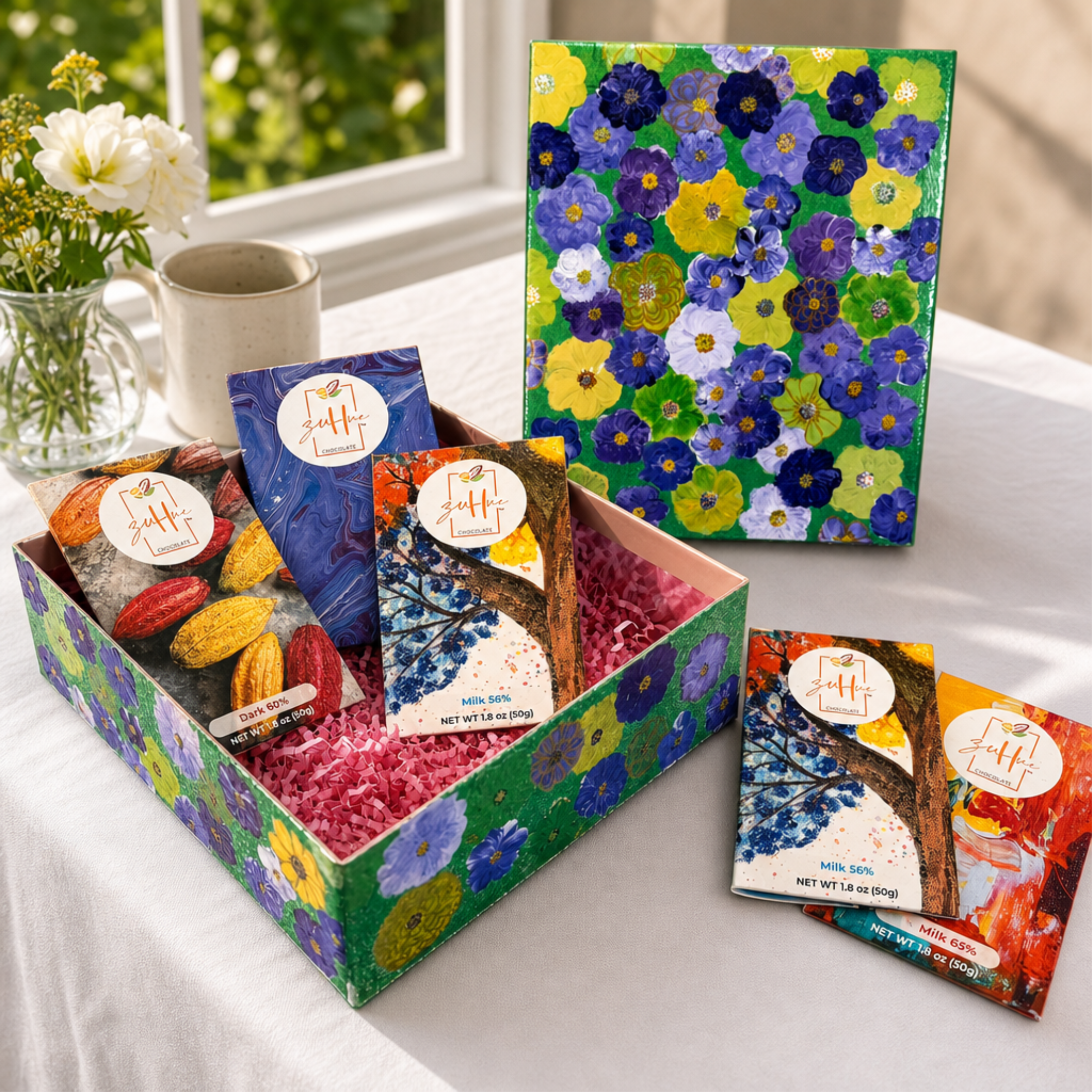 Art Box - Violas and Pansies