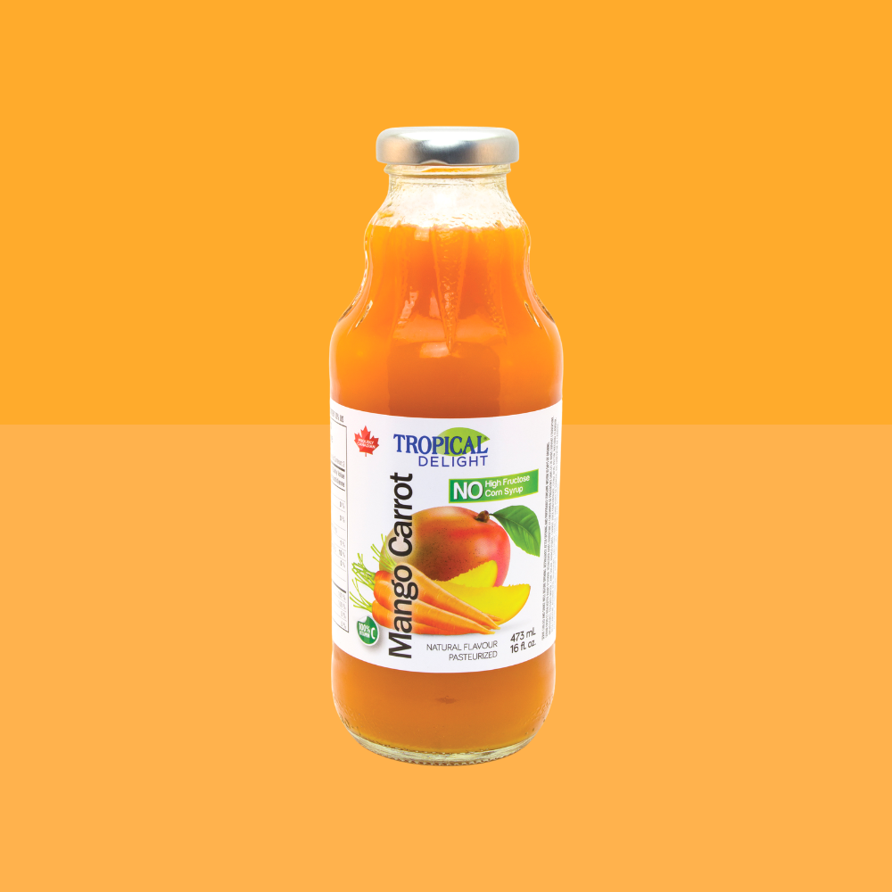 Tropical Delight 100% Mango Carrot 16oz
