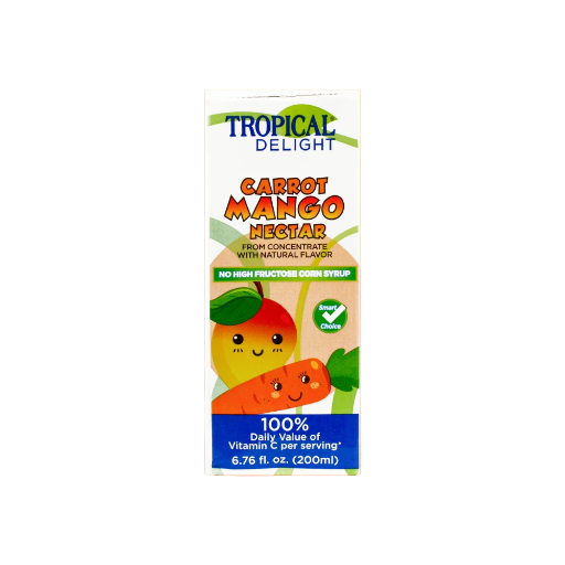  Tropical Delight Juice 100% Carrot Mango 200ml