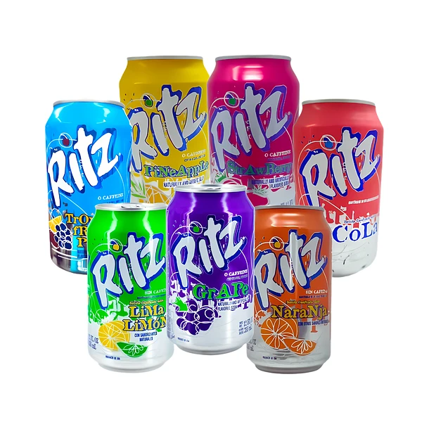 Ritz Assorted Soda Cans 12oz