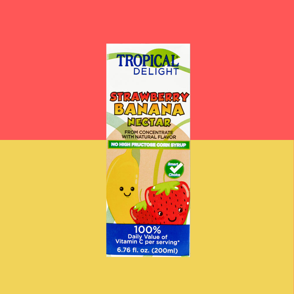 Tropical Delight Juice 100% Strawberry Banana 200ml