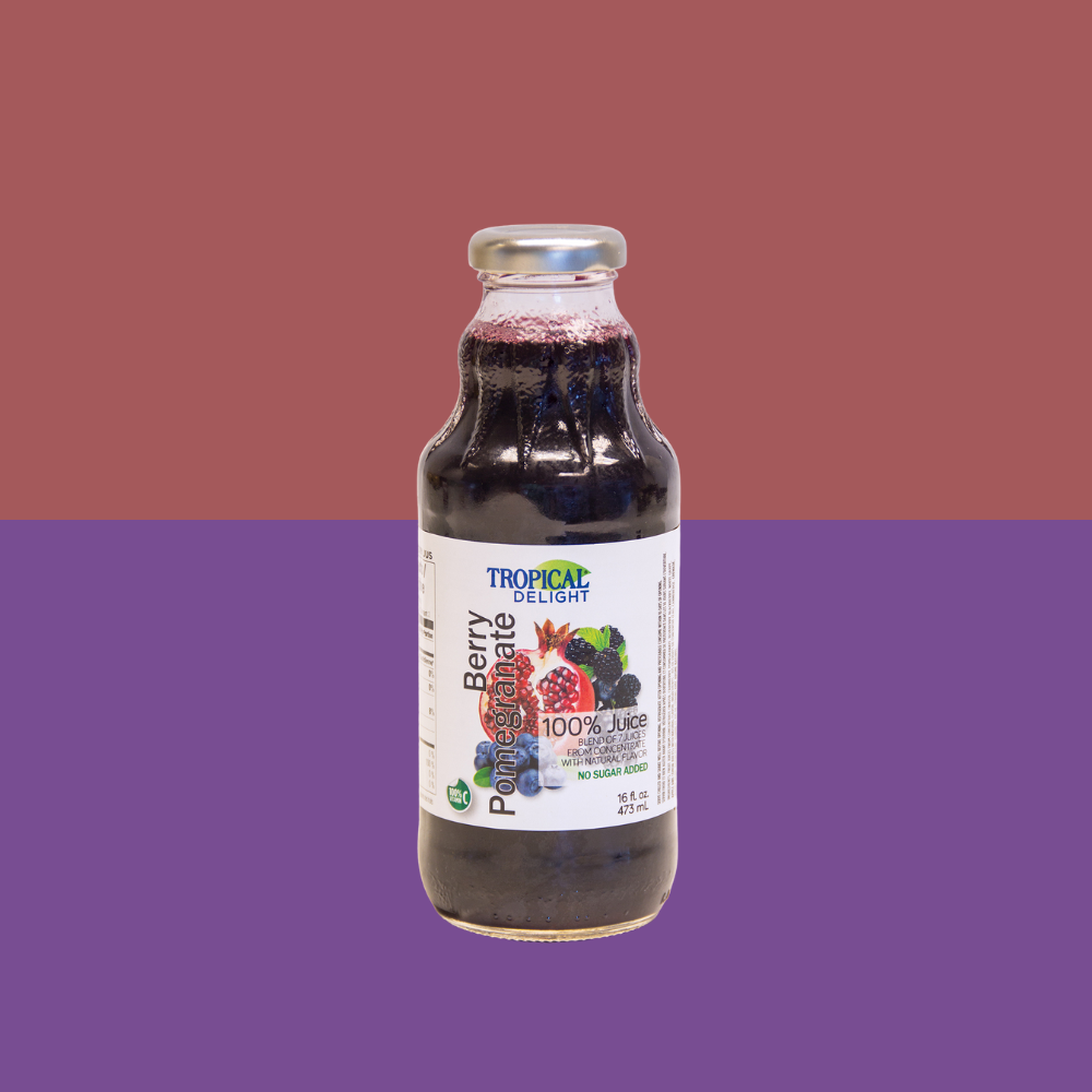 Tropical Delight 100% Berry Pom 16oz