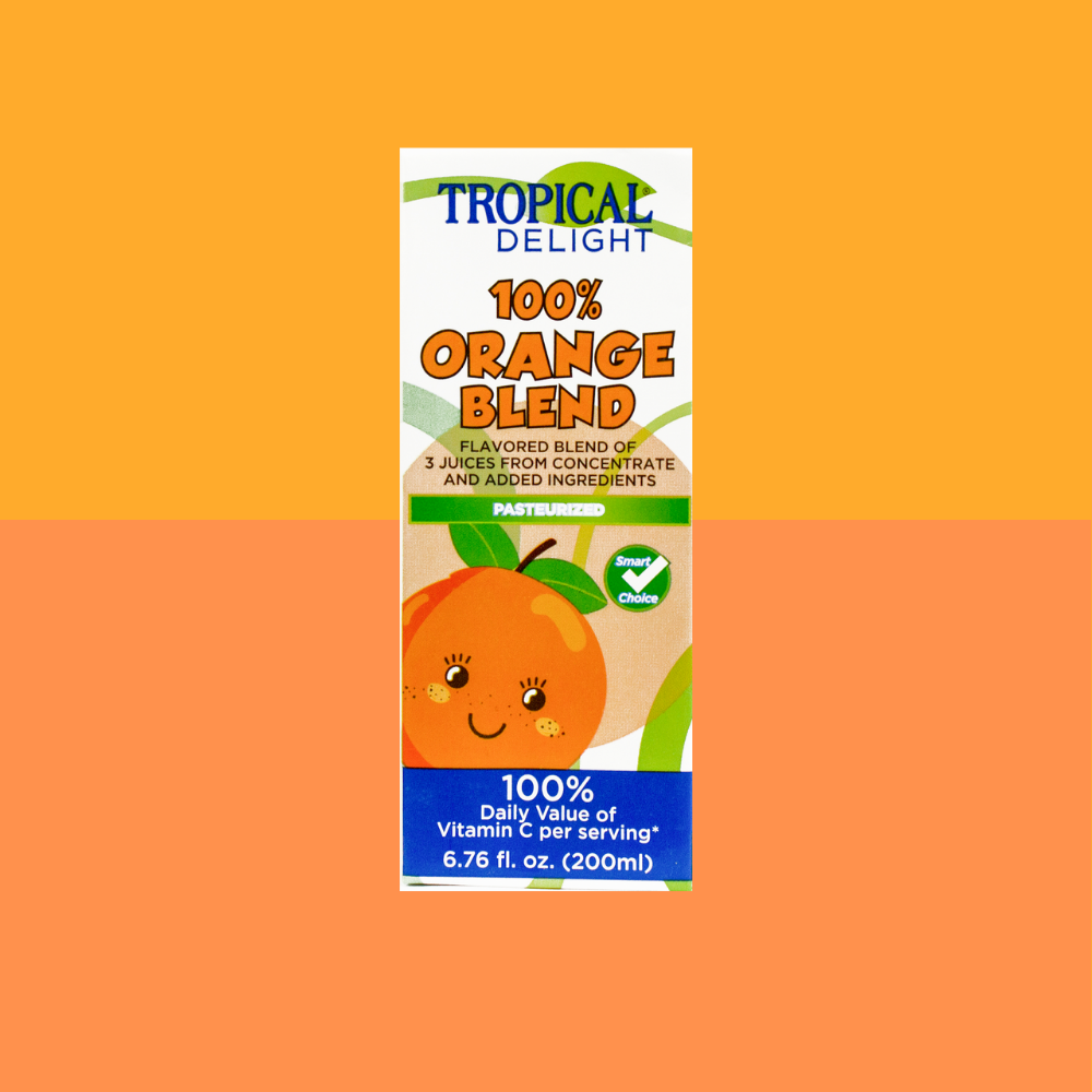 Tropical Delight Juice 100% Orange Blend 200ml