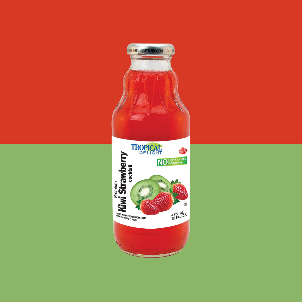 Tropical Delight 100% Kiwi Strawberry 16oz 