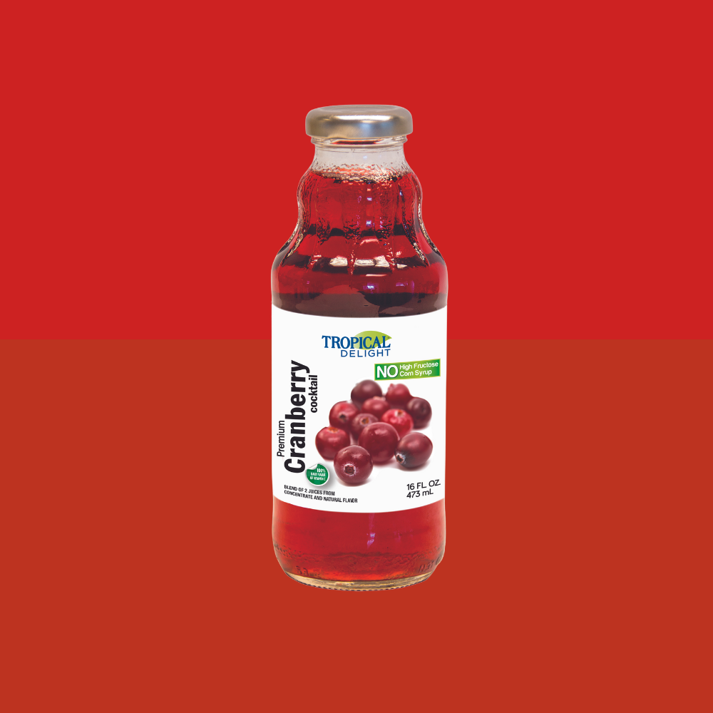 Tropical Delight 100% Cranberry 16 oz