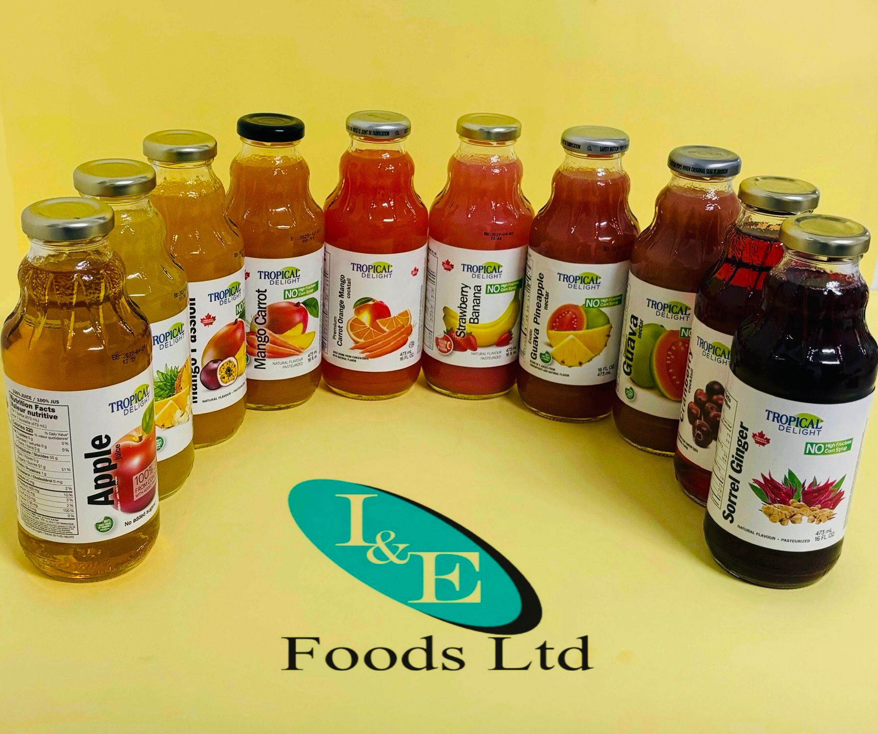 Tropical Fruit Juices Assortment