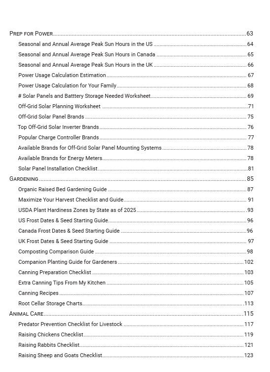 Off-Grid Living 2.0 Planning Workbook & Toolkit
