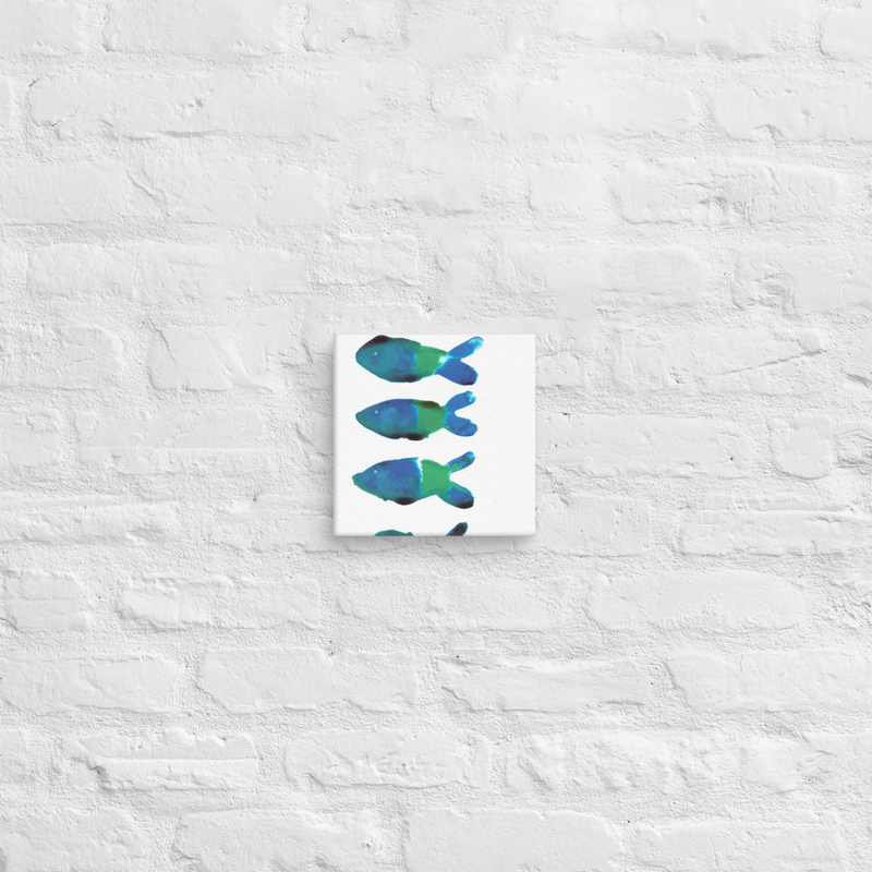 Fishy Fishy on Canvas