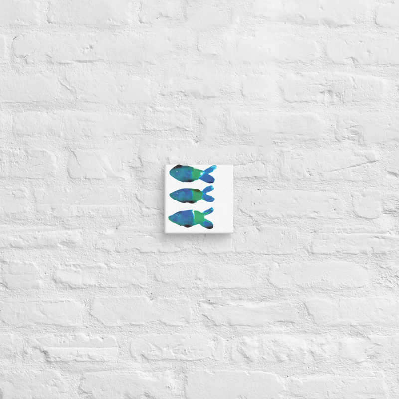 Fishy Fishy on Canvas