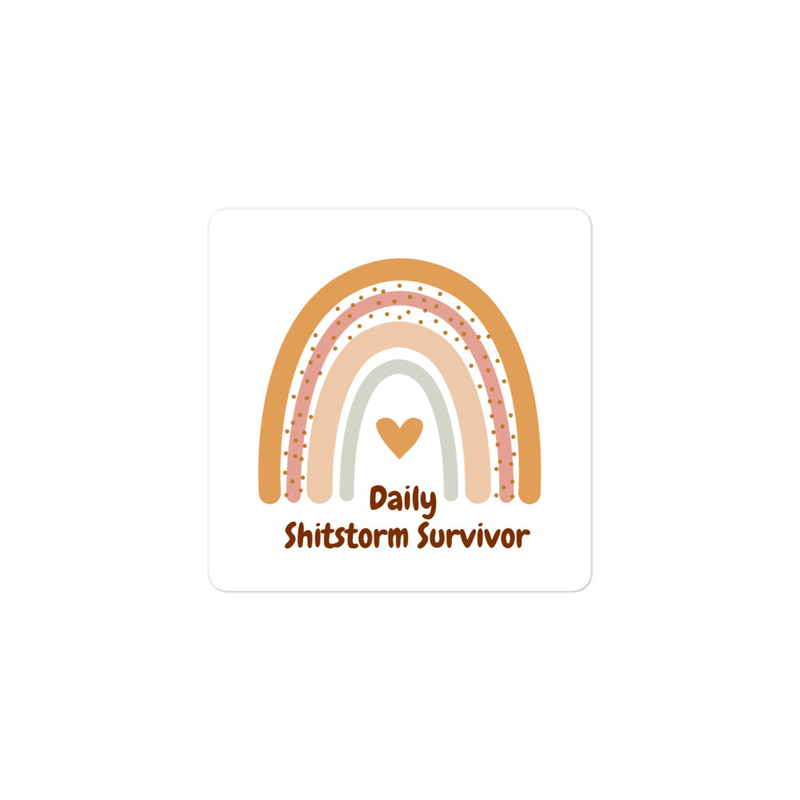 Daily Shitstorm Survivor Sticker