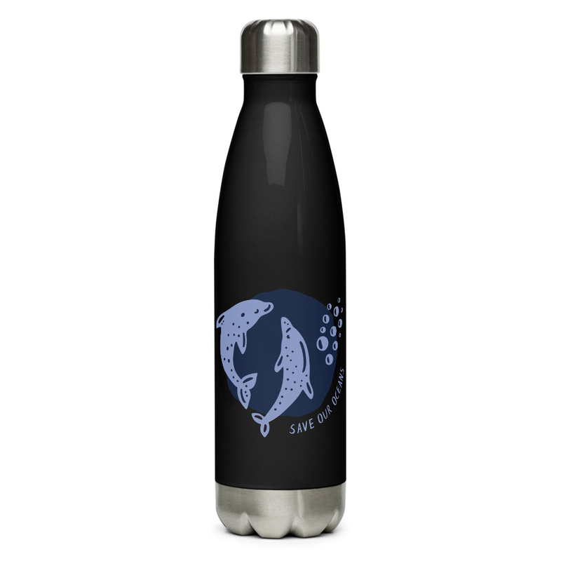 SAVE Our Oceans Stainless Steel Water Bottle 