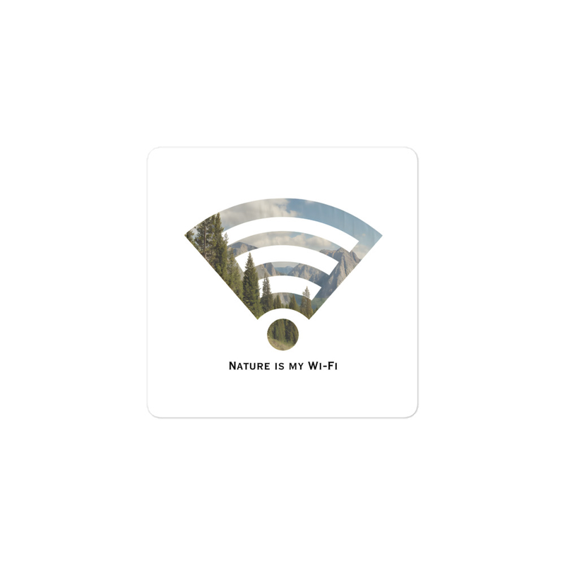 Nature is My Wi-Fi Sticker