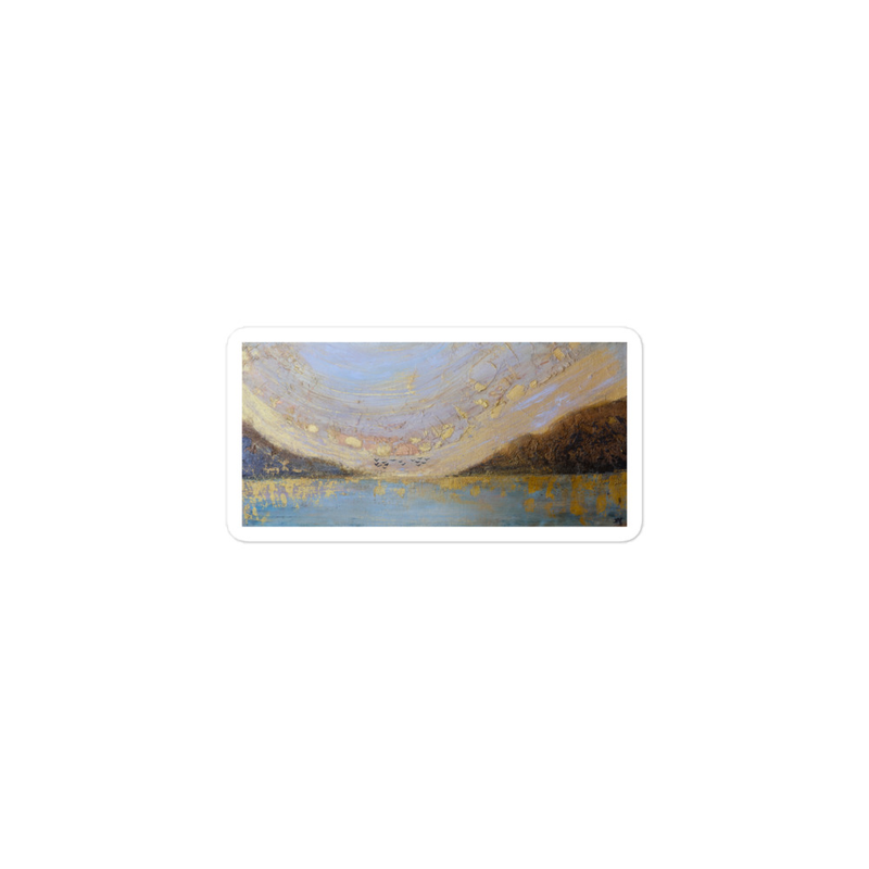 Abstract Landscape - Art Print Sticker
