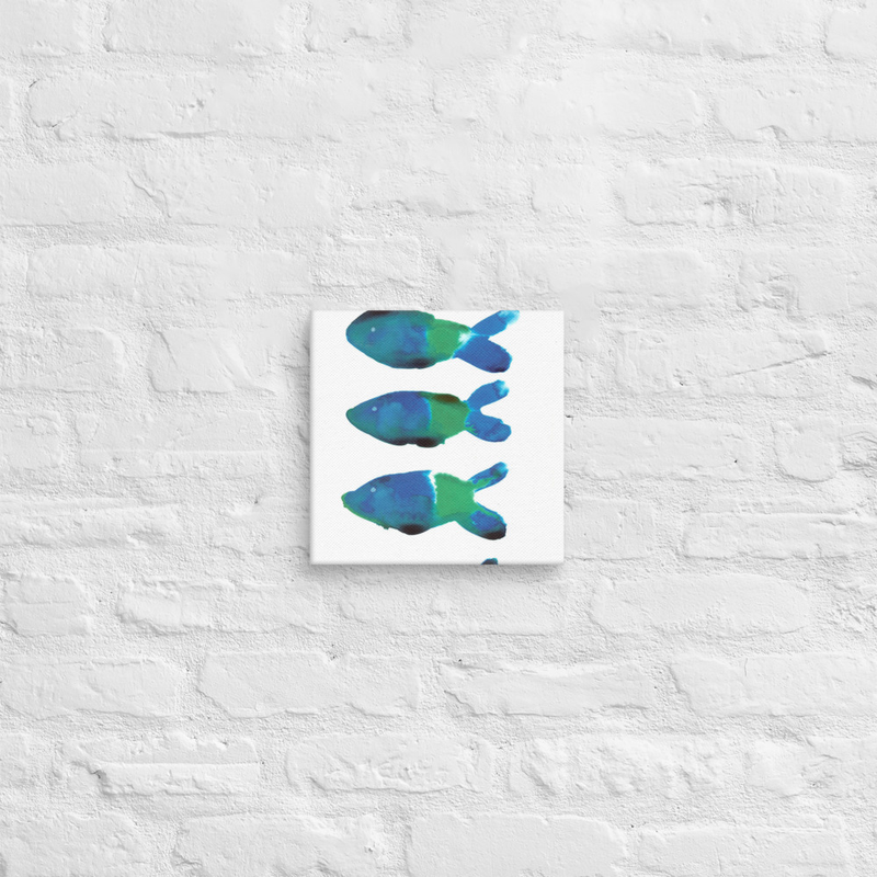 Fishy Fishy on Canvas