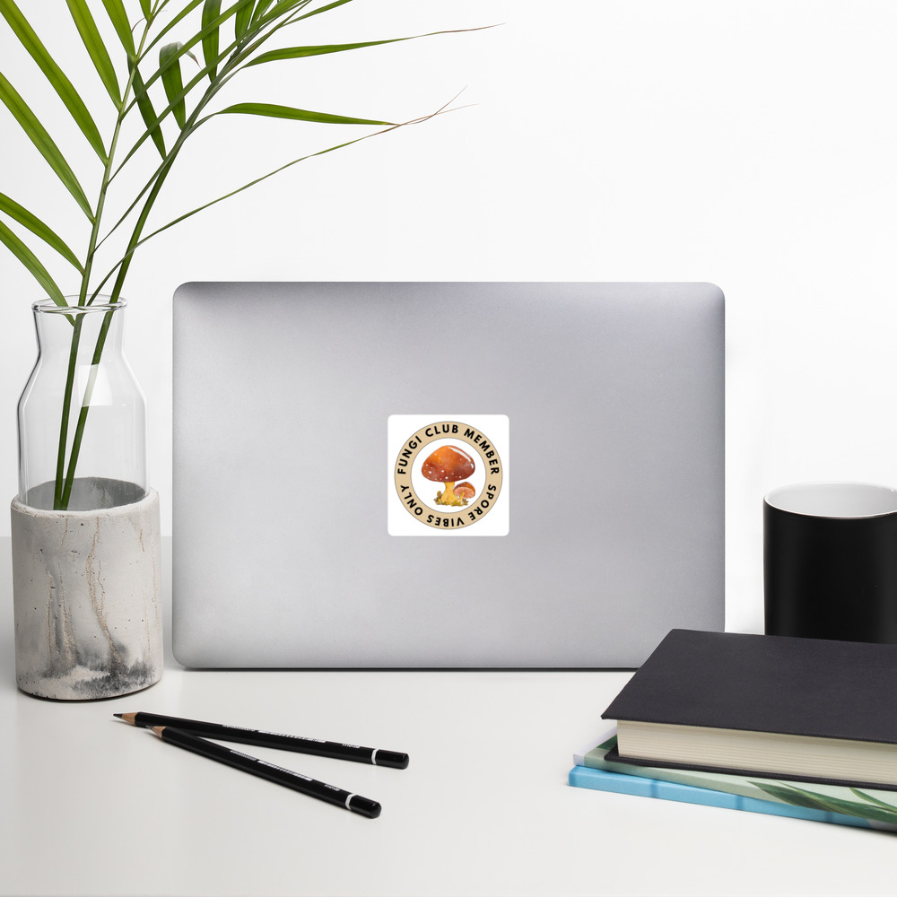 Fungi Club Member Sticker